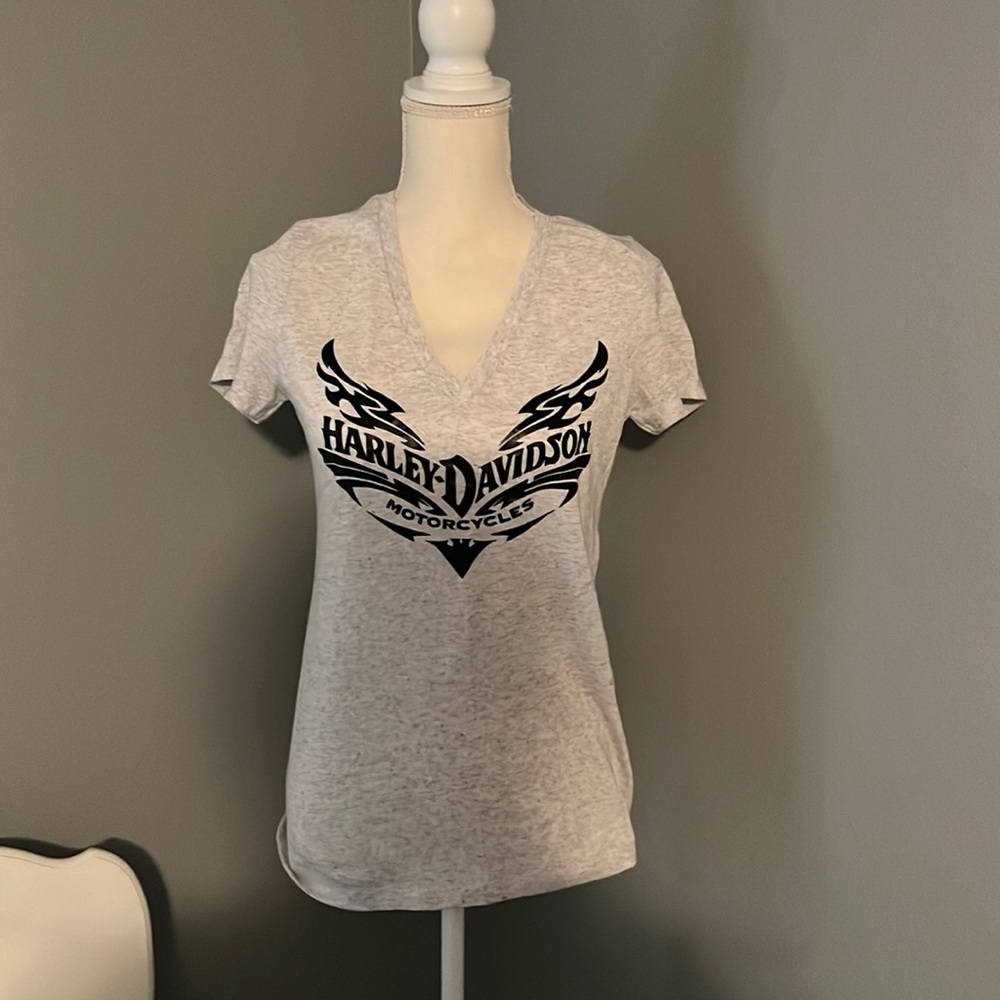 Harley Davidson v-neck tee